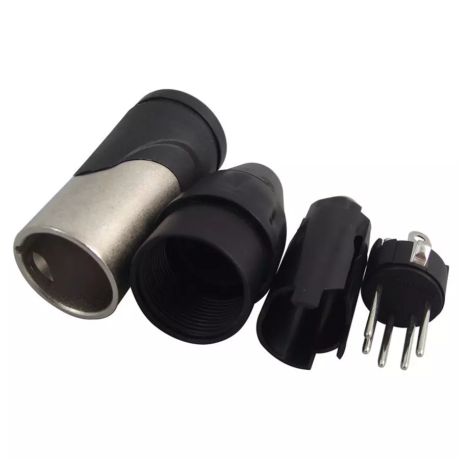 AMPHENOL AUDIO PLUG, XLR, FREE, NICKEL, 5WAY, AX5M