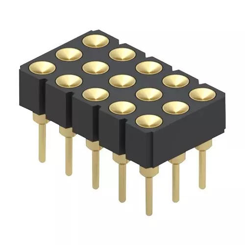 MILL-MAX CONNECTOR, HEADER, 21POS, 3ROW, 2.54MM, 805-10-021-00-006000