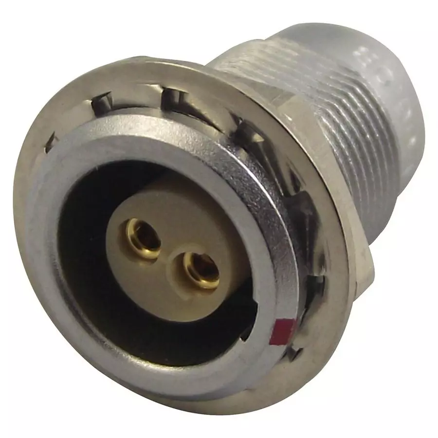 LEMO CIRCULAR CONNECTOR, RCPT, 2 WAY, PANEL, EGG.0B.302.CLL