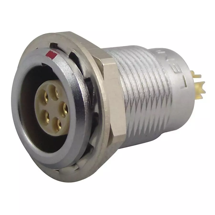 LEMO CIRCULAR, RECEPTACLE, 5 WAY, PANEL, EGG.0B.305.CLL