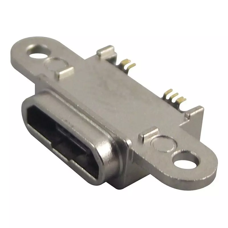 TE CONNECTIVITY Micro Usb Conn, 2.0 Type B, Rcpt, Smd, 2108877-1