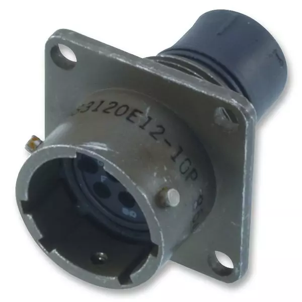 ITT CANNON CONNECTOR, CIRCULAR, SIZE 12, 3WAY, KPT00J12-3S