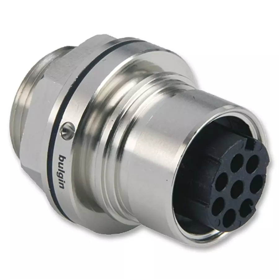 BULGIN LIMITED Chassis Connector, 8 Way, Skt, PXM6012/08S/CR
