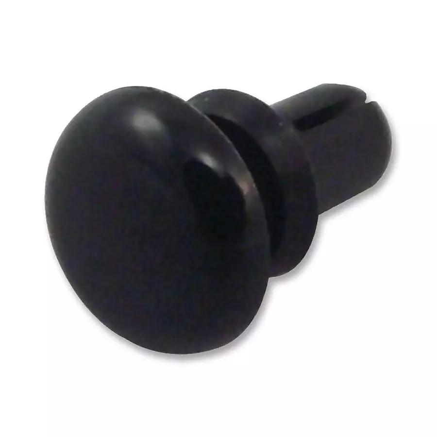 ESSENTRA COMPONENTS Plastic Rivets SNAP RIVET, NYLON 6, 4.1MM, BLACK, PK100, SR 4120B (Pack of 100)