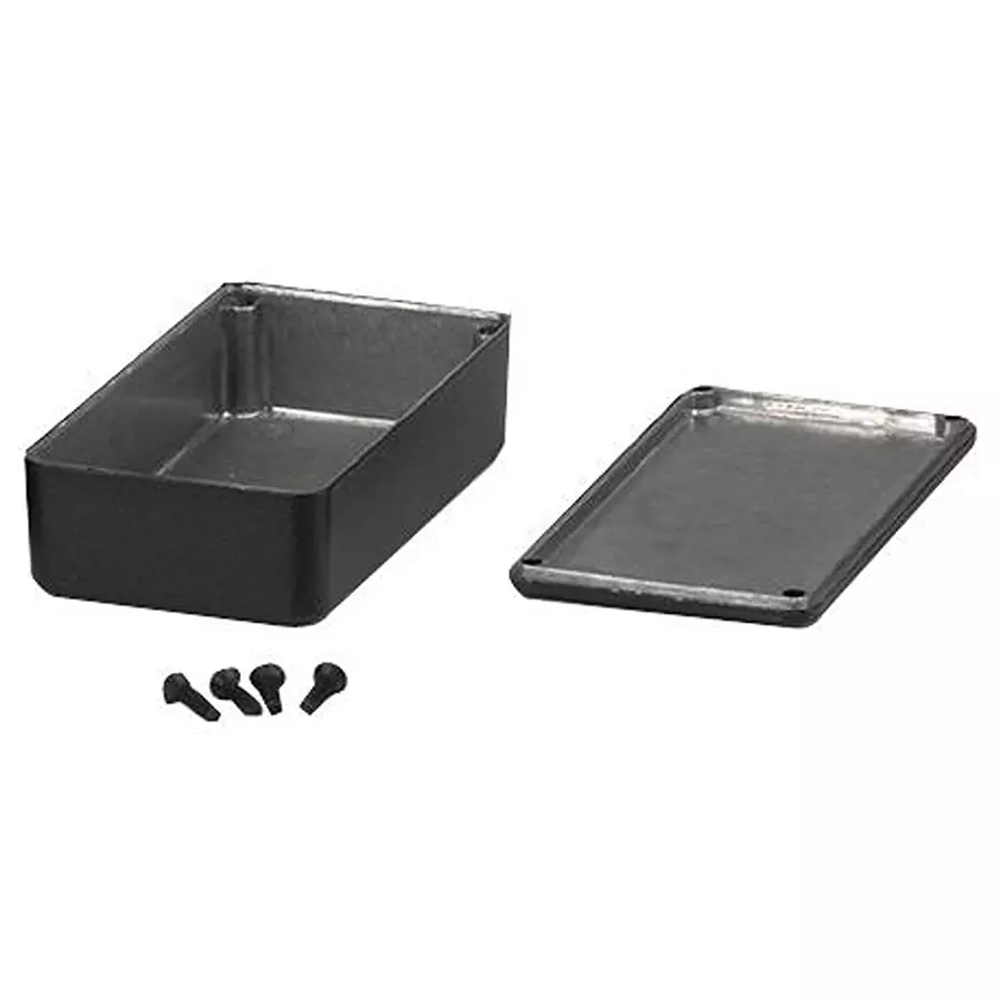 HAMMOND Metal Enclosures BOX, DIECAST, BLACK, 120X94X56MM, 1590CBK
