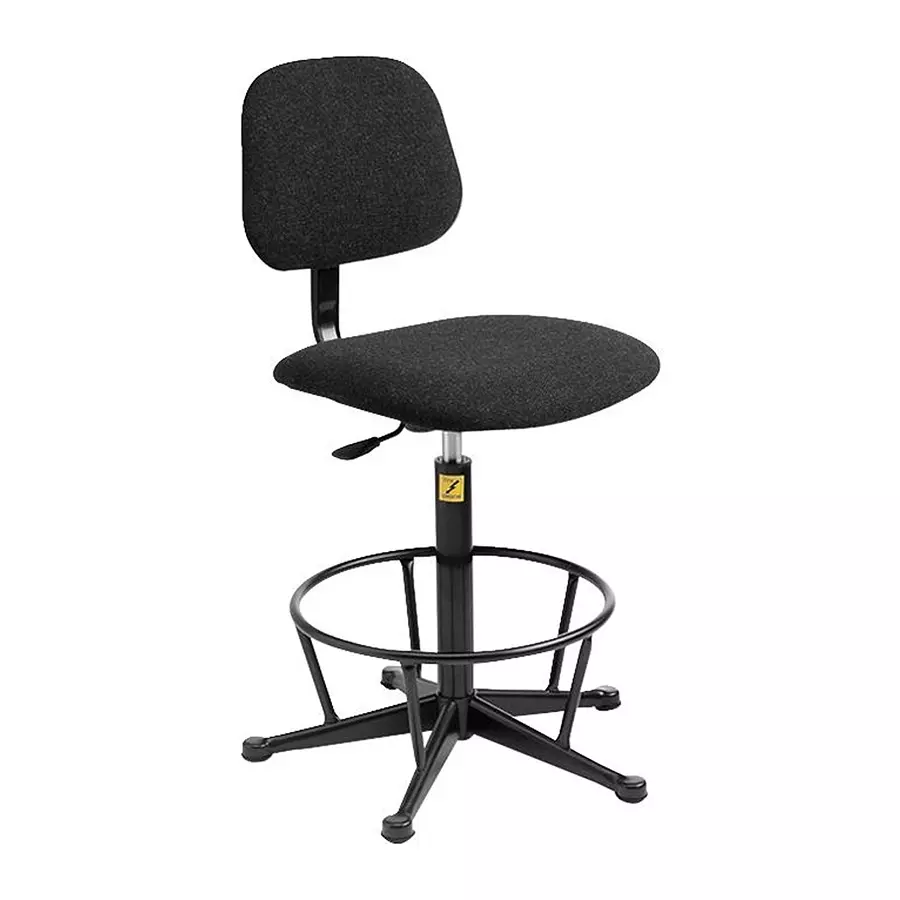 MULTICOMP PRO Furniture ESD CHAIR WITH GLIDES, FOOTRING, 121-0016