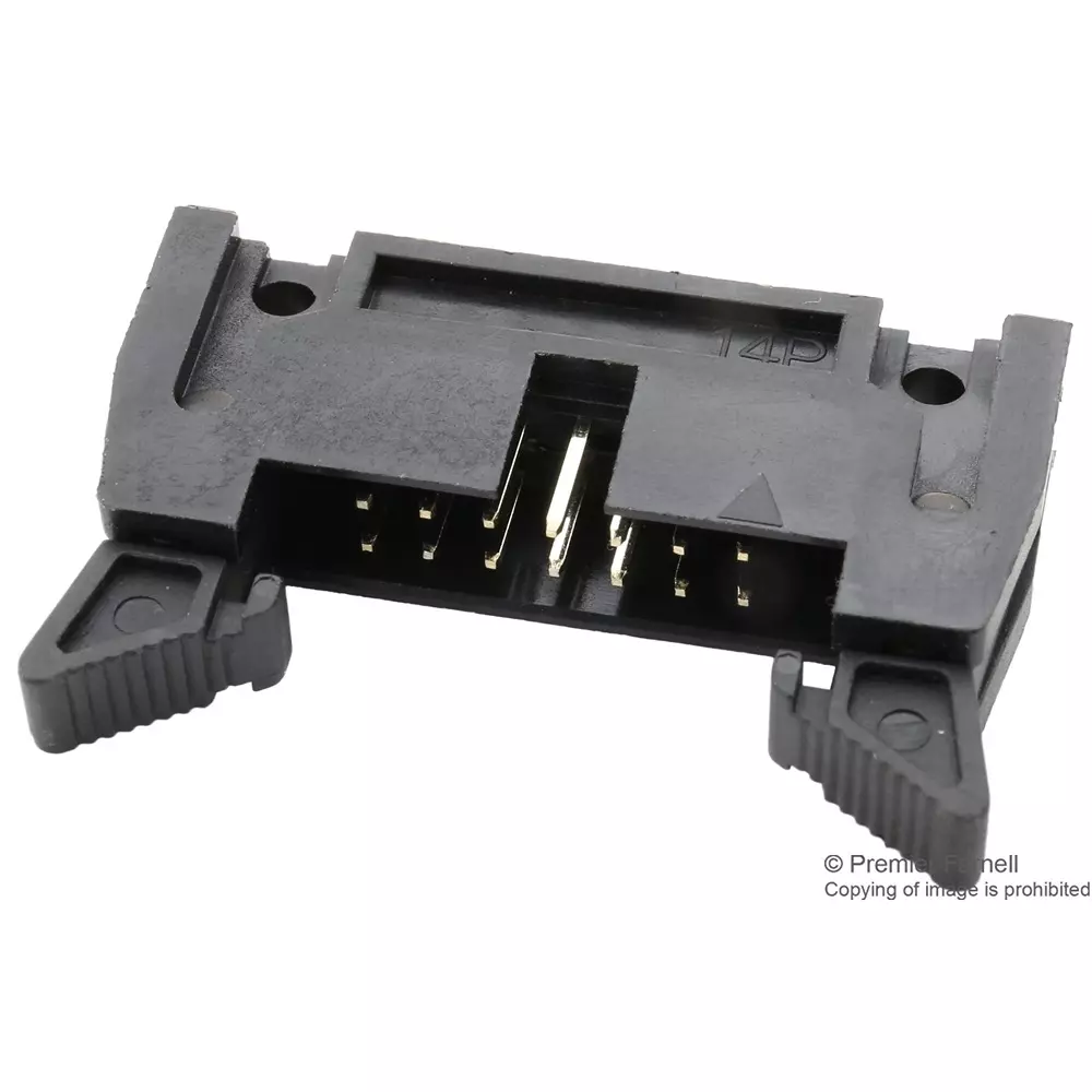 MULTICOMP PRO Pin Headers CONN, HEADER, R/A, 16POS, 2ROW, 2.5MM, MC-254-16-LL-RA-DIP (Pack of 5)