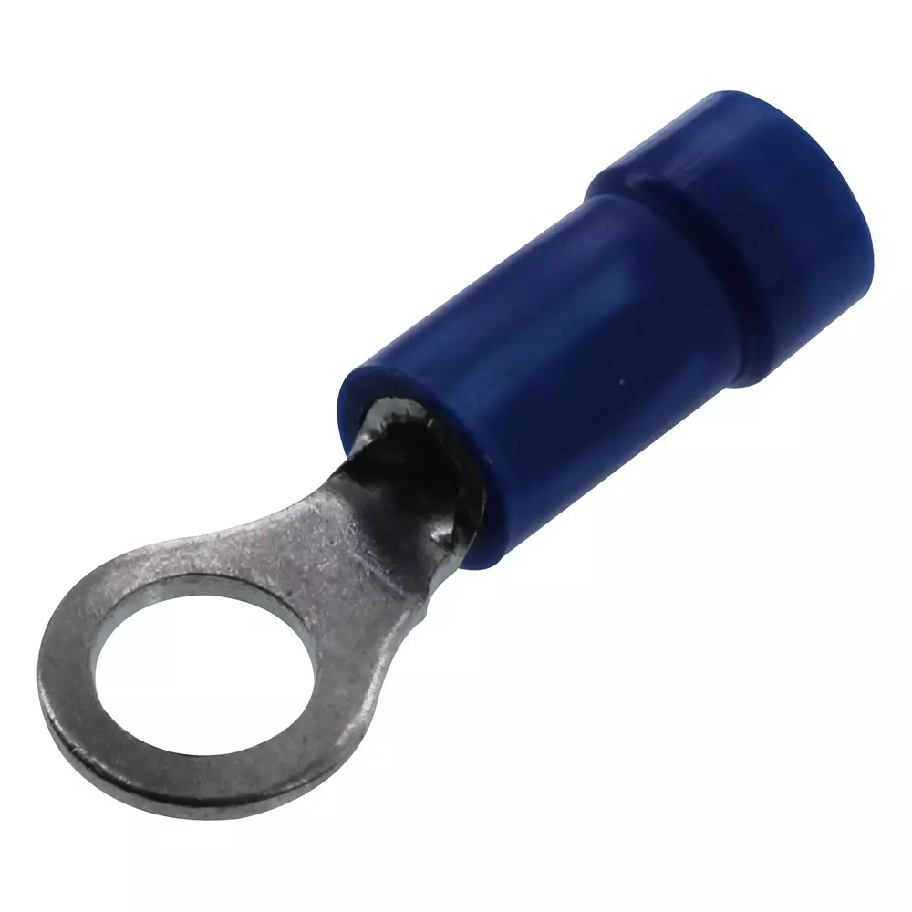 PANDUIT Ring Crimp Terminals TERMINAL, RING TONGUE, M5, 14AWG, BLUE, PV14-10R-C (Pack of 5)