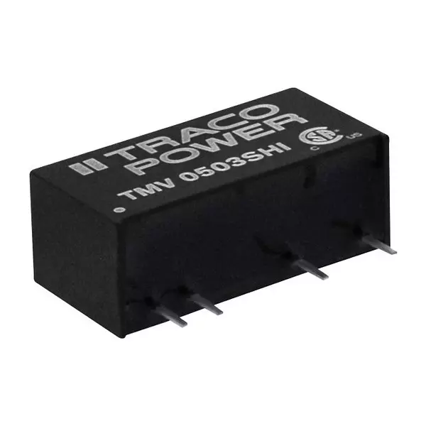 TRACO POWER Isolated Through Hole DC / DC Converters DC-DC CONVERTER, 5V, 0.2A, TMV 2405SHI