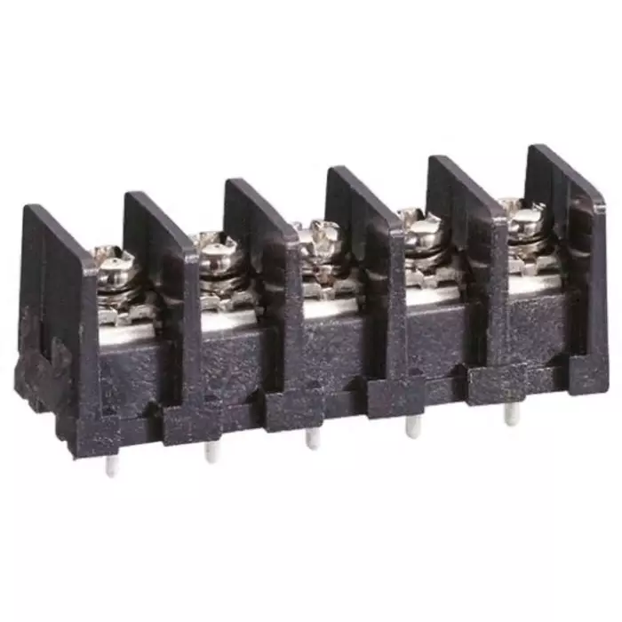 Sato Parts Barrier Strip 5 Contact 7.62 mm Pitch 1 Row 10 Amp 250 V Solder Termination, ML-40-S1BYF-5P