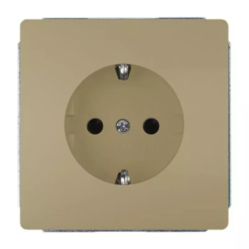 Siemens 5UB18 Gold Electrical Socket, 16A, Schuko, 5UB1855-0MG01