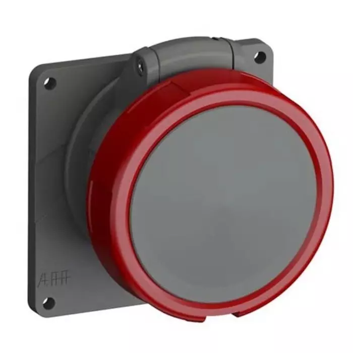 Amphenol Industrial Easy Safe IP67 Red Panel Mount 3P + E Industrial Power Socket, Rated At 16A, 415 V, 2CMA101296R1000316ERU6W