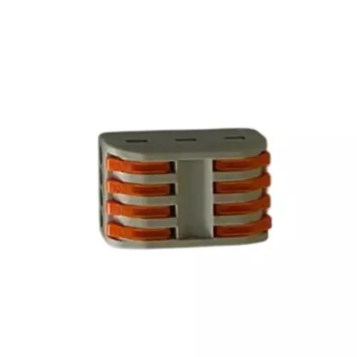 ENERTECH Parallel Connector 4 Way Non-DIN Rail for Industrial Use, PCT 2-4