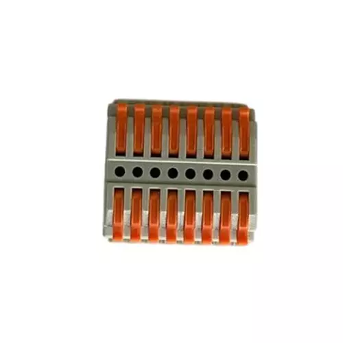 ENERTECH Parallel Connector 8 Way Non-DIN Rail for Industrial Use, PCT 2-8