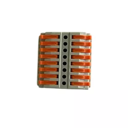 ENERTECH Parallel Connector 8 Way Non-DIN Rail for Industrial Use, PCT 2-8