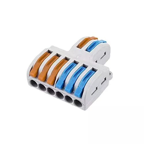 ENERTECH Connector 2 IN 6 OUT Multi Way for Industrial Use, PCT 6-2