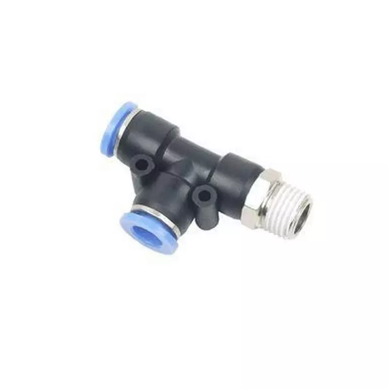 Generic Pu Connector (10 mm Od X 1/4 Inch Bspt Male Run Tee), Pst 10-02