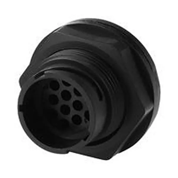 AMPHENOL INDUSTRIAL Circular Connector RCPT, 12POS, SIZE 12, CRIMP, APC07-12-12P