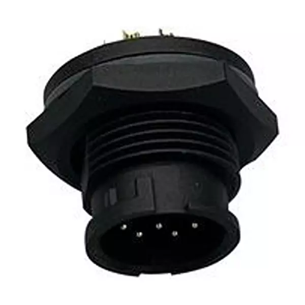 NORCOMP Circular Connector, PLUG, 10POS, SOLDER, 869-010-103R001.