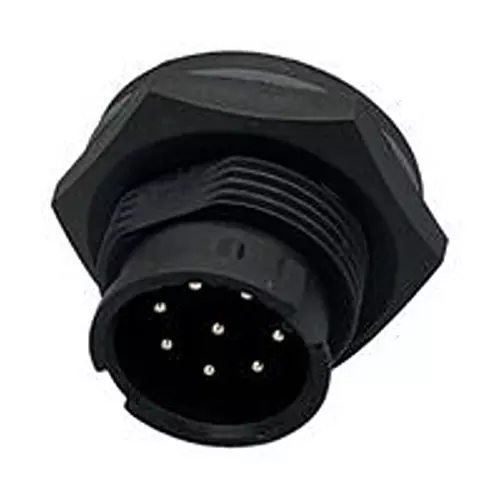 NORCOMP Circular Connector, PLUG, 8POS, SOLDER, 869-008-103R001.