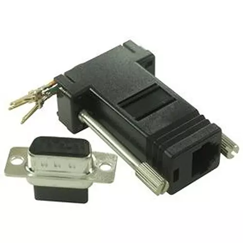 MH CONNECTORS Adaptor, D Plug 9 Way-Rj11, MHDA9-PMJ6-K