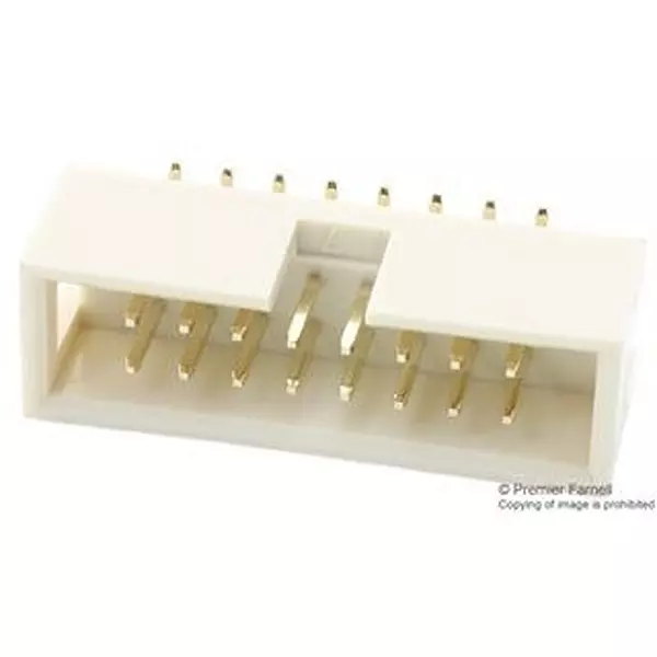 MULTICOMP PRO Connector, Header, 16Pos, 2Row, 2.54 mm, MC-254-16-00-ST-SMD