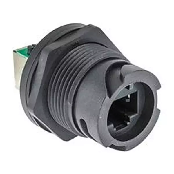 AMPHENOL LTW Mod Conn, Rj45 Jack, 8P8C, 1Port, Panel, ROP-5SPFFH-TCU7001.
