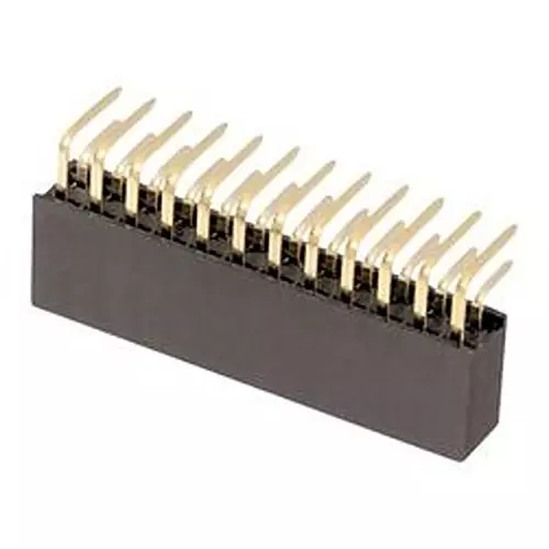 WURTH ELEKTRONIK Connector, Rcpt, 14Pos, 2Row, 2.54 mm, 613014243121