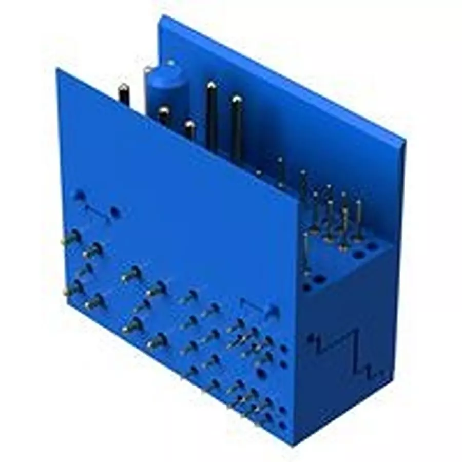 POSITRONIC Rect Pwr Conn, R/A Plug, 30Pos, Pcb, VPB30W8M400A1/AA