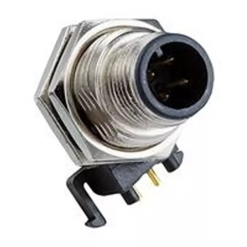 AMPHENOL LTW Sensor Conn, M12, R/A Plug, 8Pos, Panel, M12A-08PMMR-SF7003.