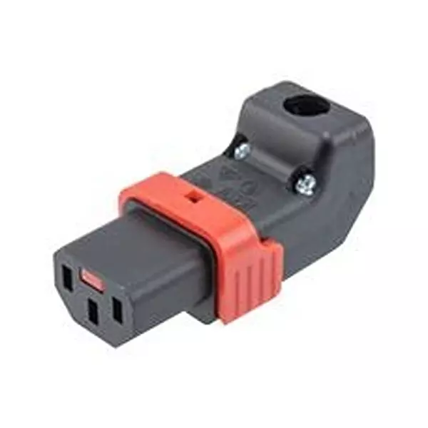 L-COM Iec Power Conn, D/A C13, 15A/250 V, Screw, ACPWRC-C13LU