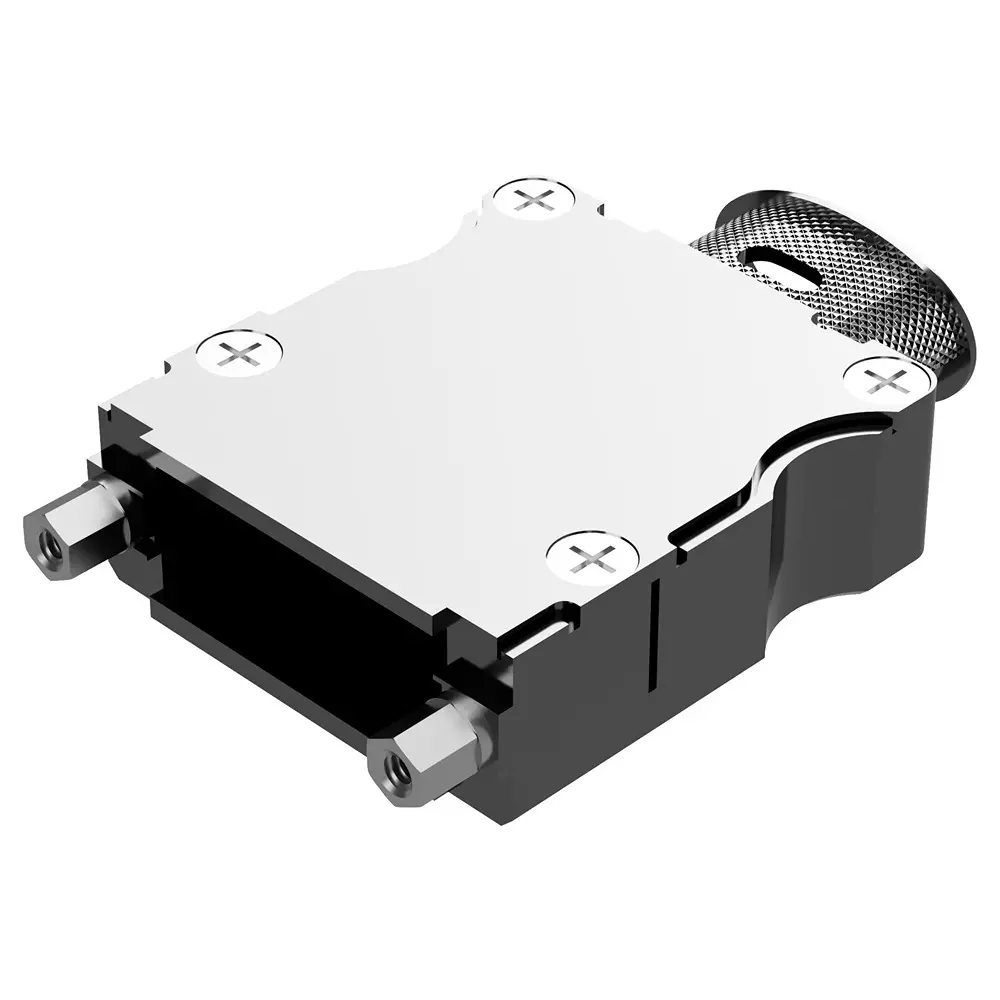 POSITRONIC D SUB BACKSHELL, 180DEG, SIZE DA, ALUM, D15000APNT20/AA