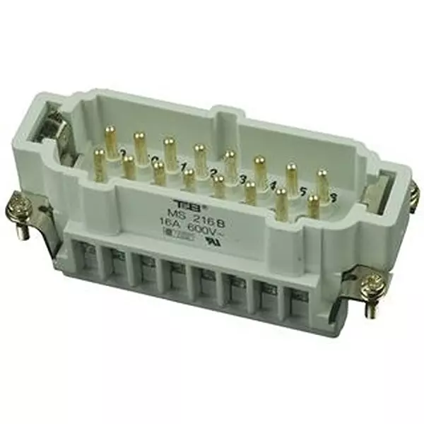 ABB - THOMAS & BETTS Rectangular Insert, Plug, 24+G Position, Screw, Ms224B