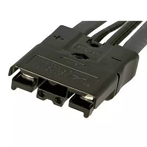 ANDERSON POWER PRODUCTS Plug/Rcpt Housing, 2Pos, Pc, Black, Sbs75Xblk