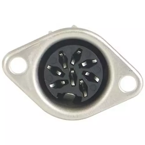 SWITCHCRAFT/CONXALL Connector, Din, Jack, 8 Position, 62Gb8Fx