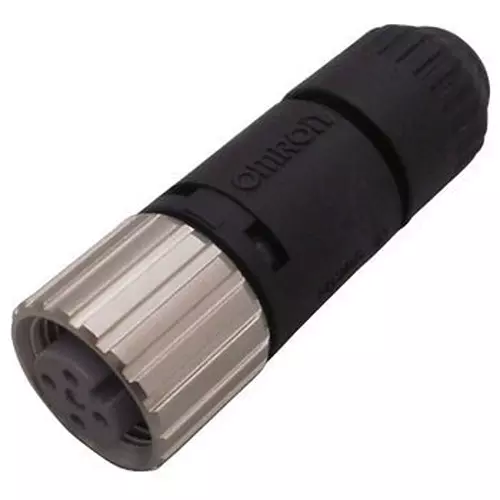 Omron Round Waterproof Connector 4-Poles, XS2C-A421
