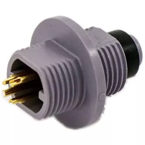 Omron Round Waterproof Connector 4 Poles, Snap-in Type, XS3P-S421-2