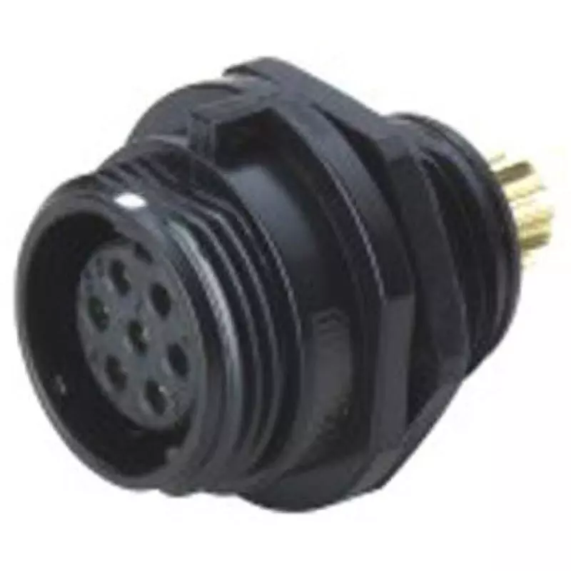 RS PRO Round Connector Cable & Panel Mount 180 AC V Rated Voltage, 144-0614