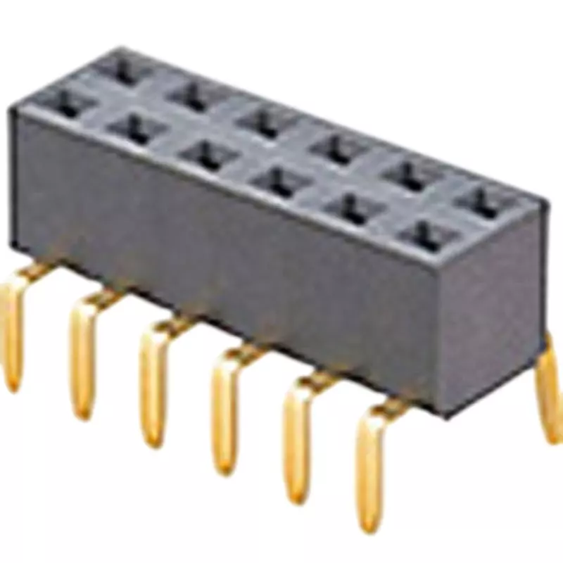 HIROSUGI Pin Header 14 Pin Min. 5000 mΩ (DC 500 V) Resistance, FSD-42050-07TB (Pack of 200)