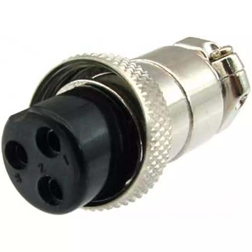 Kyoritsu Electronics Microphone Connector Solder Terminal, WTN-11-104/3P (MIC-3P)