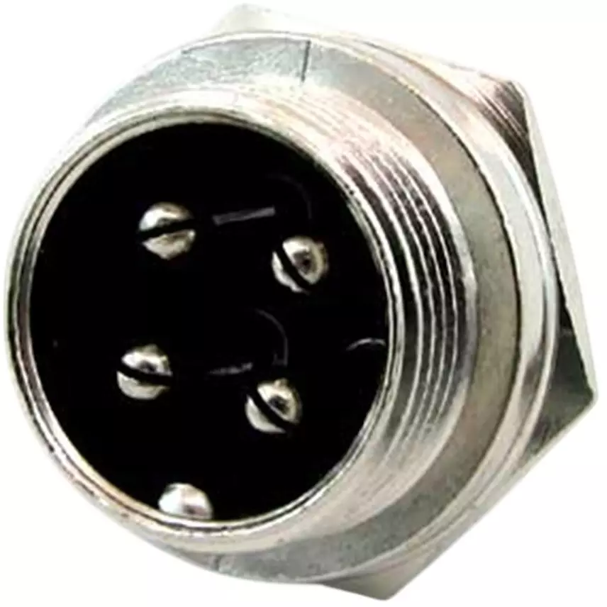 Kyoritsu Electronics Microphone Connector Solder Terminal, WTN-11-204/4P (MIC-4R)