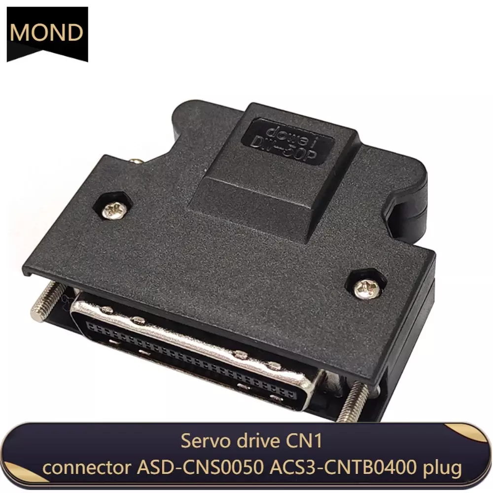 delta-connector-44-pin-d-sub-44pwtb-cable-type-black-color-metal-plastic-body-for-servo-motors-acs3-cntb0400