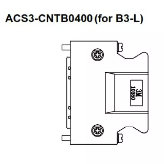delta-connector-44-pin-d-sub-44pwtb-cable-type-black-color-metal-plastic-body-for-servo-motors-acs3-cntb0400