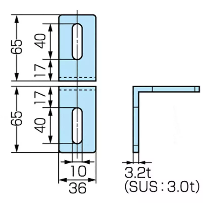 kameda-denki-multi-angle-connector-u-38-l-40-suitable-wire-u-38-l-40-applicable-bracket-un-38a-sus-pack-of-10