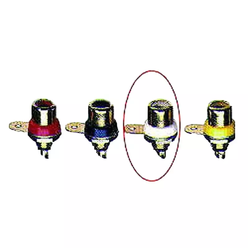 MARUSHIN ELECTRIC RCA Pin Jack Straight Type plastic Material White Color, MR-565MG-7