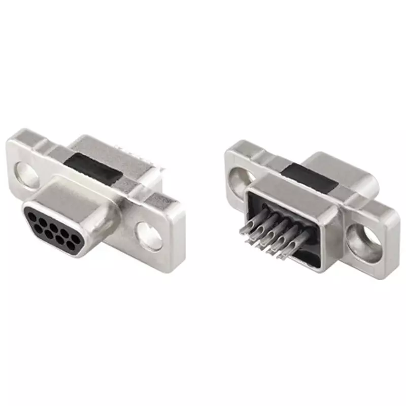 Japan Connect Industry D-Sub connector 1 Amp (at 25℃) Current Capacity 1000 min Insulation Resistance 50(max) mΩ Contact, MDSE-09P-SC