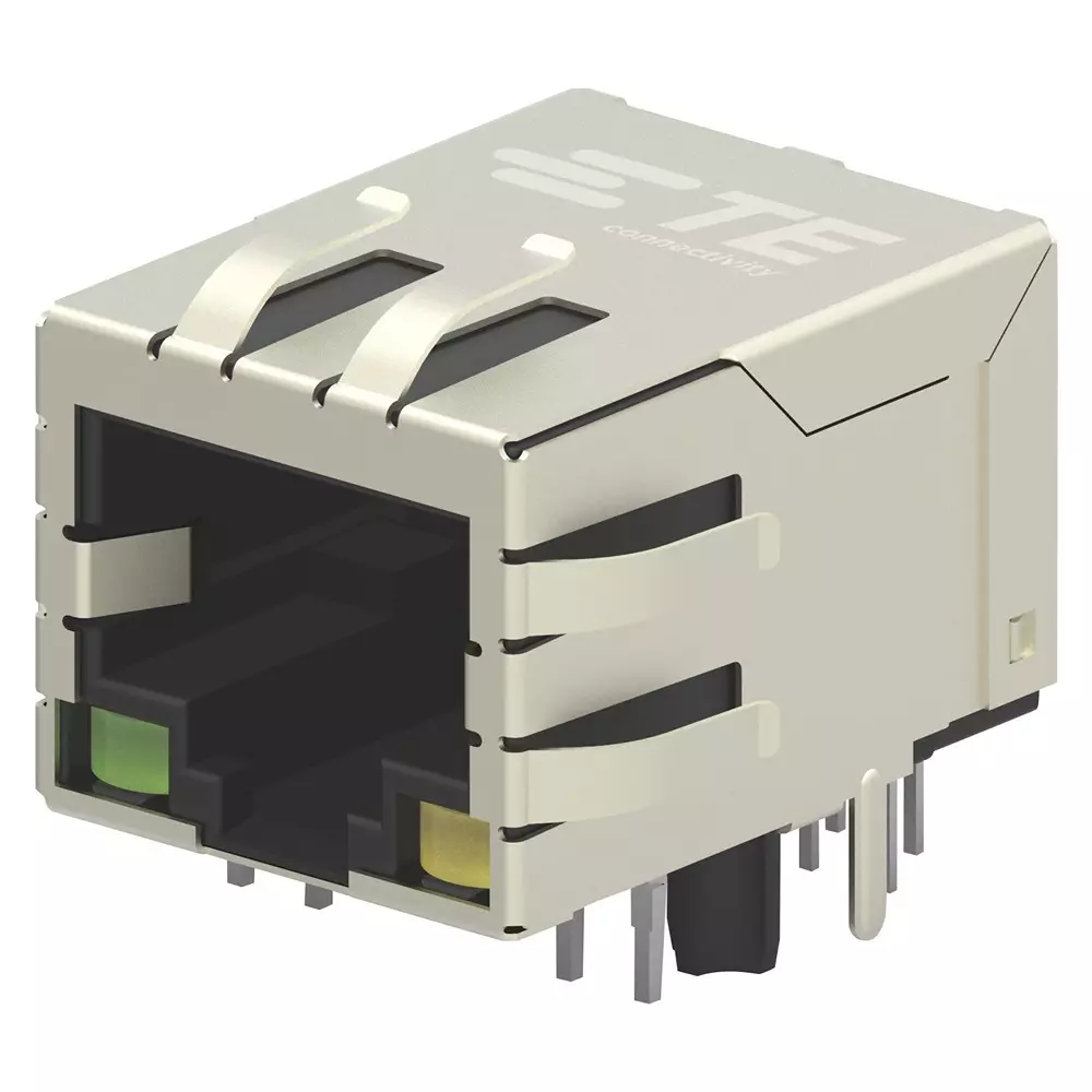 MOLEX / FLAMAR RJ45 Connector Through Hole Mount Mounting Right Angle Orientation, 1-2301994-2