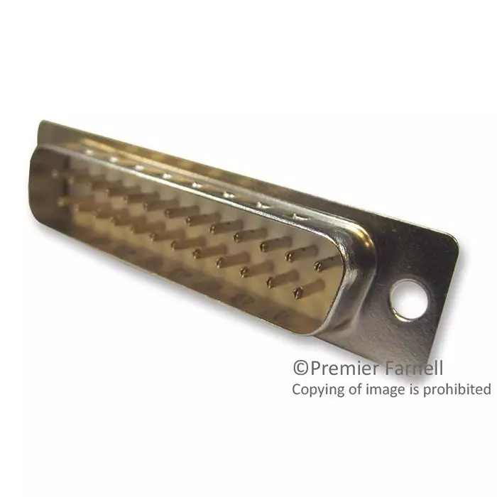 MULTICOMP PRO D Sub Connectors PLUG, D, PCB, STRAIGHT, 25WAY, 5502-25PA-01-F1 (Pack of 5)