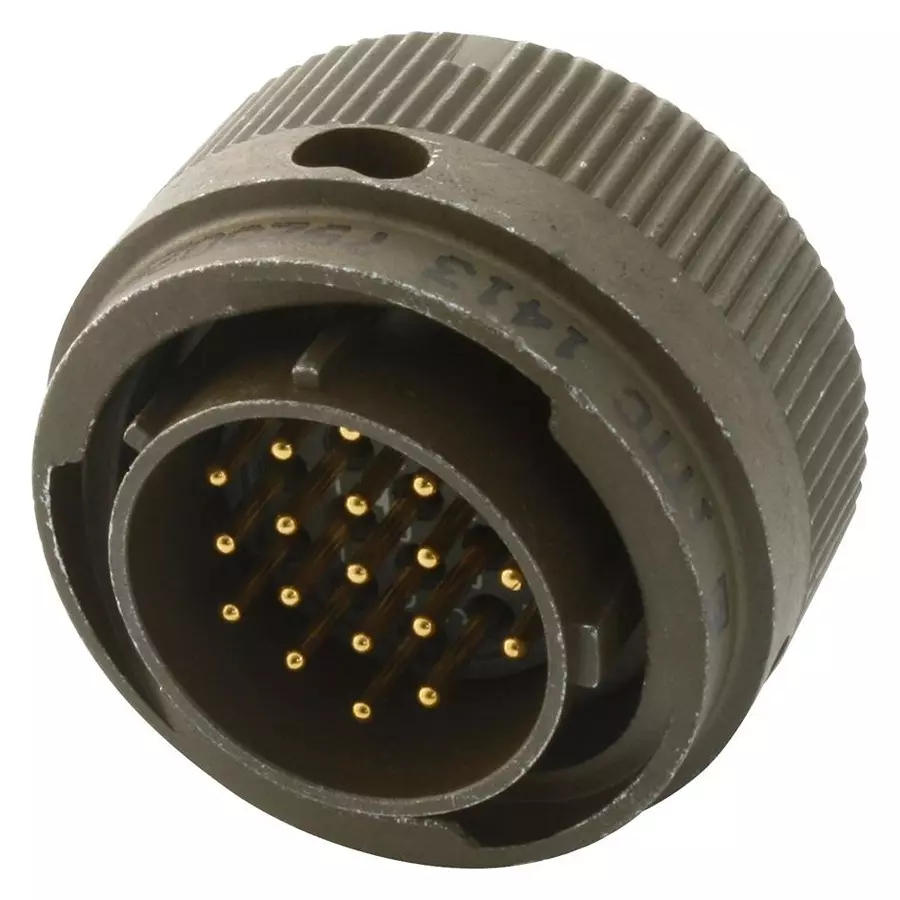 ITT CANNON Circular MIL Spec Equivalent Connectors CIRCULAR, SIZE 14, 18 WAY PIN, KPT06P14-18P