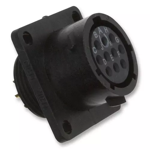 SOURIAU-SUNBANK / EATON RECEPTACLE, HISEAL, SIZE12, 10WAY, SKT, UTS012E10S